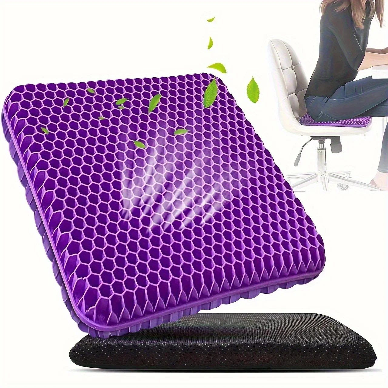 وسادة جل للجلوس، قطعة واحدة، ب - مراجعة Office Chair Cushion وسعره