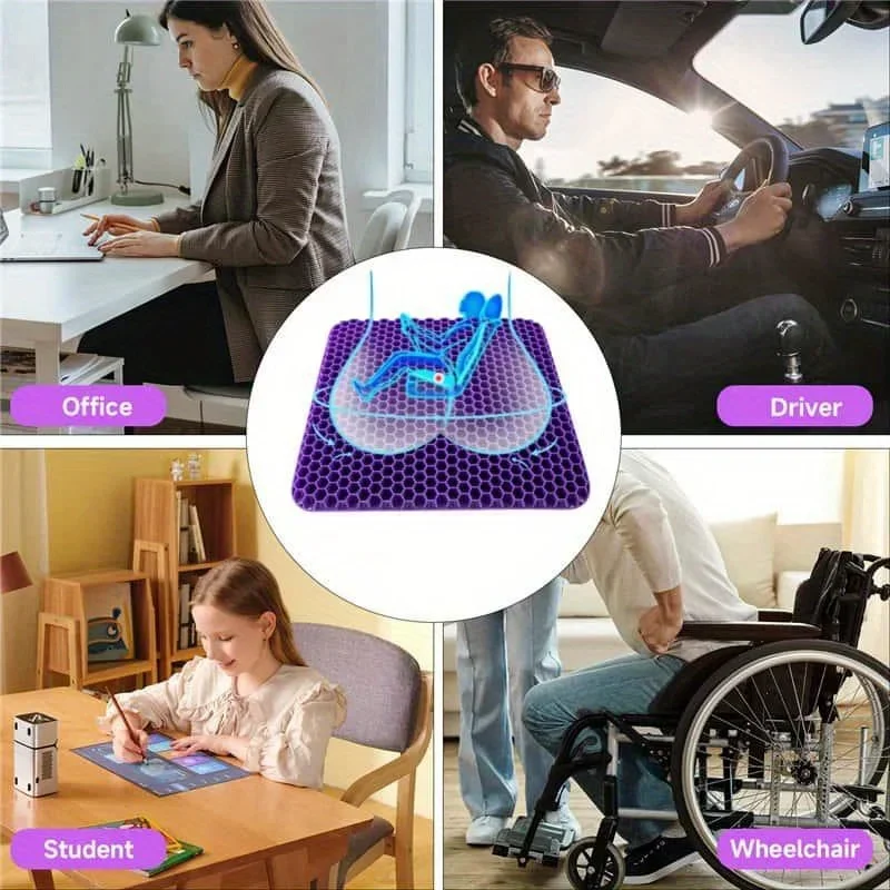 وسادة جل للجلوس، قطعة واحدة، ب - مراجعة Office Chair Cushion وسعره