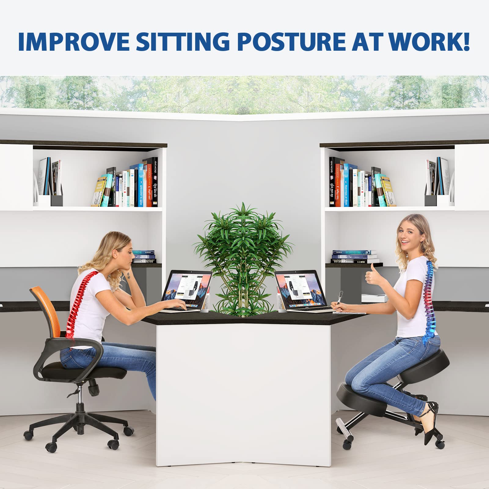 كرسي للركوع مريح للمكتب، مقعد  - مراجعة Office Chair وسعره