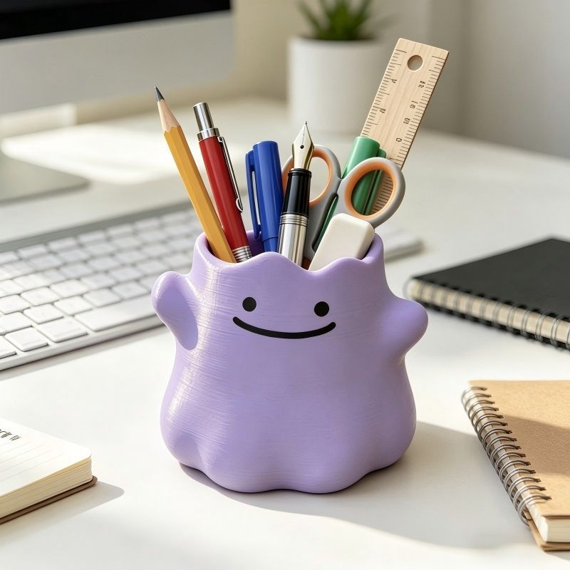 حامل أقلام على شكل شخصية كرتون - مراجعة Desk Organizer وسعره