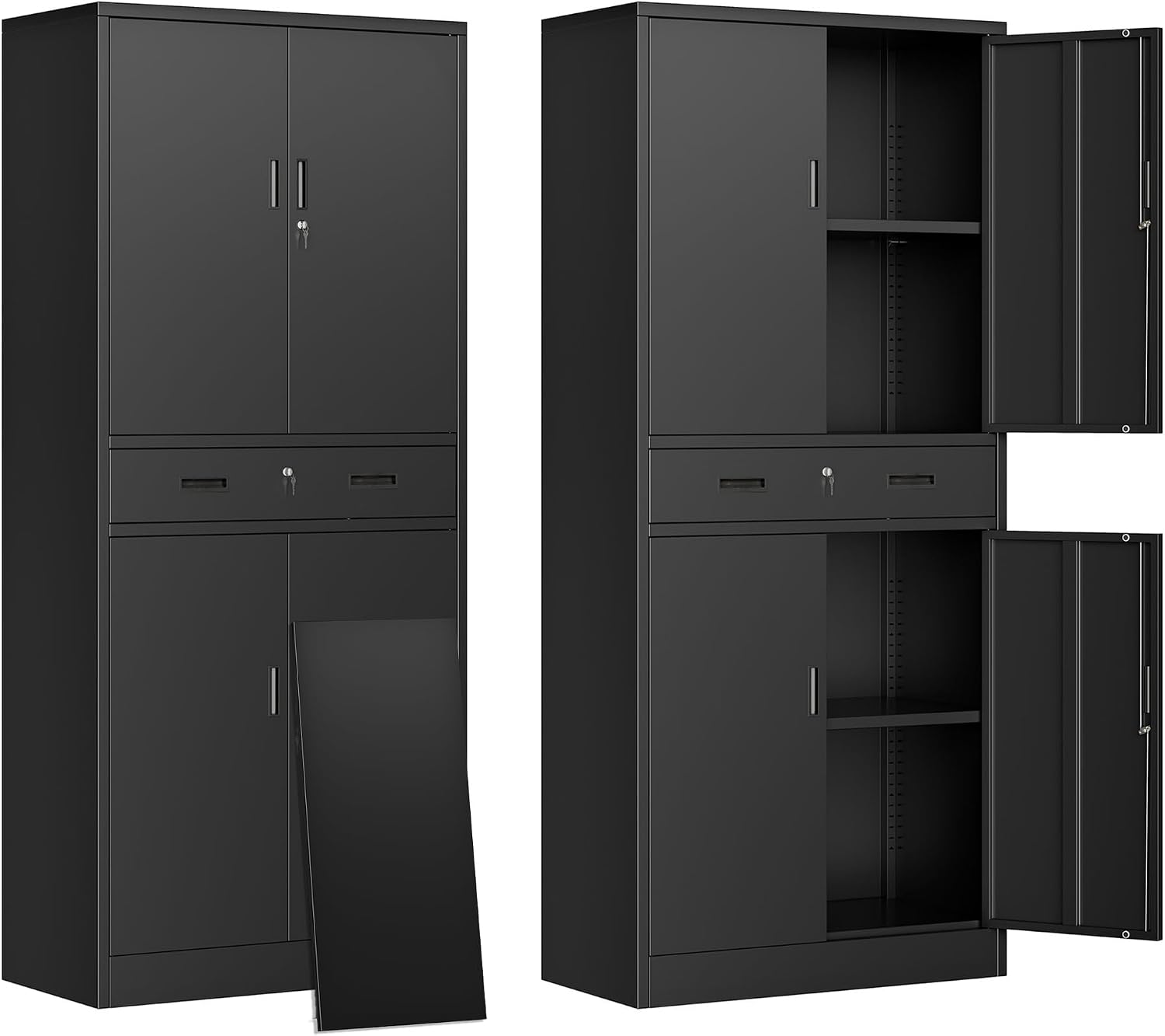 خزانة تخزين معدنية طويلة مع در - مراجعة File Cabinet وسعره