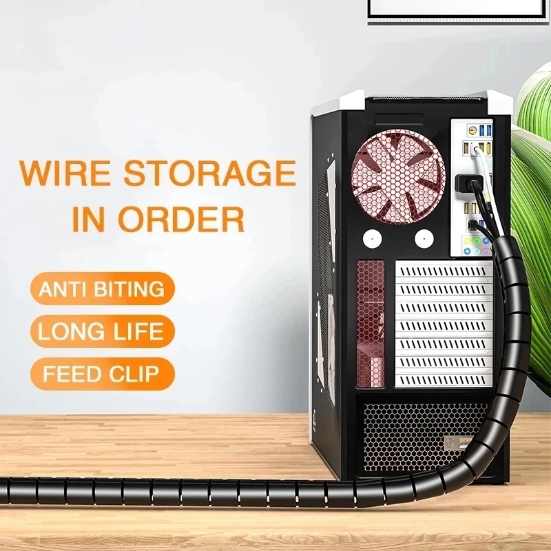غطاء حلزوني لتنظيم وحماية الكا - مراجعة Desk Organizer وسعره