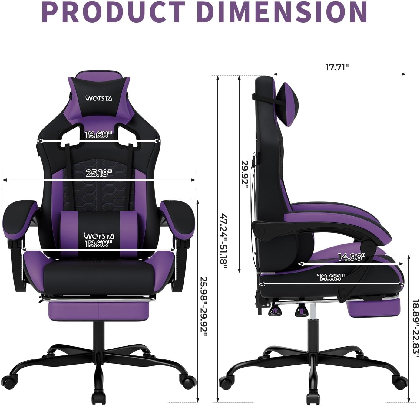 كرسي ألعاب مزود بخاصية التدليك - مراجعة Office Chair وسعره