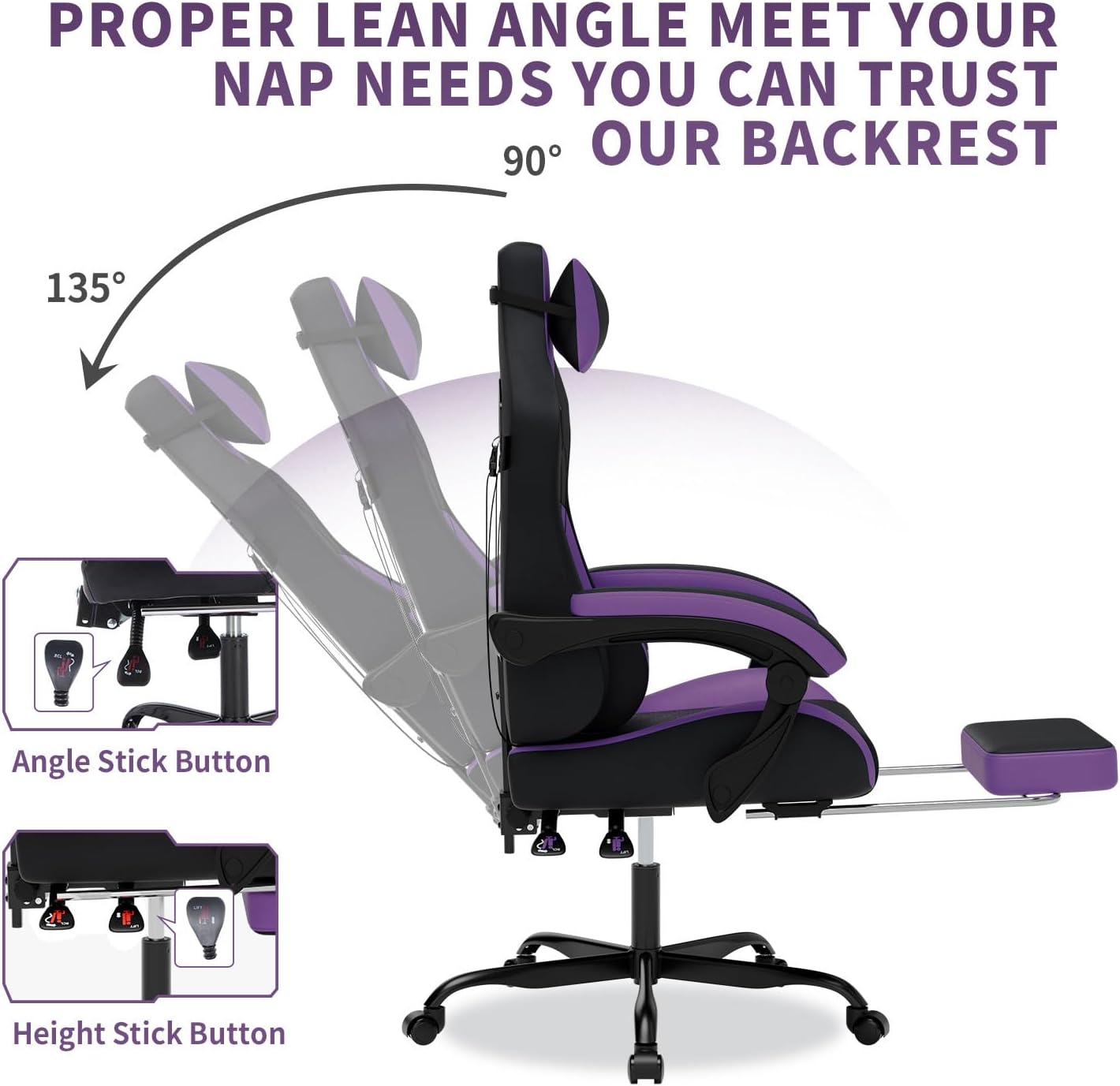 كرسي ألعاب مزود بخاصية التدليك - مراجعة Office Chair وسعره