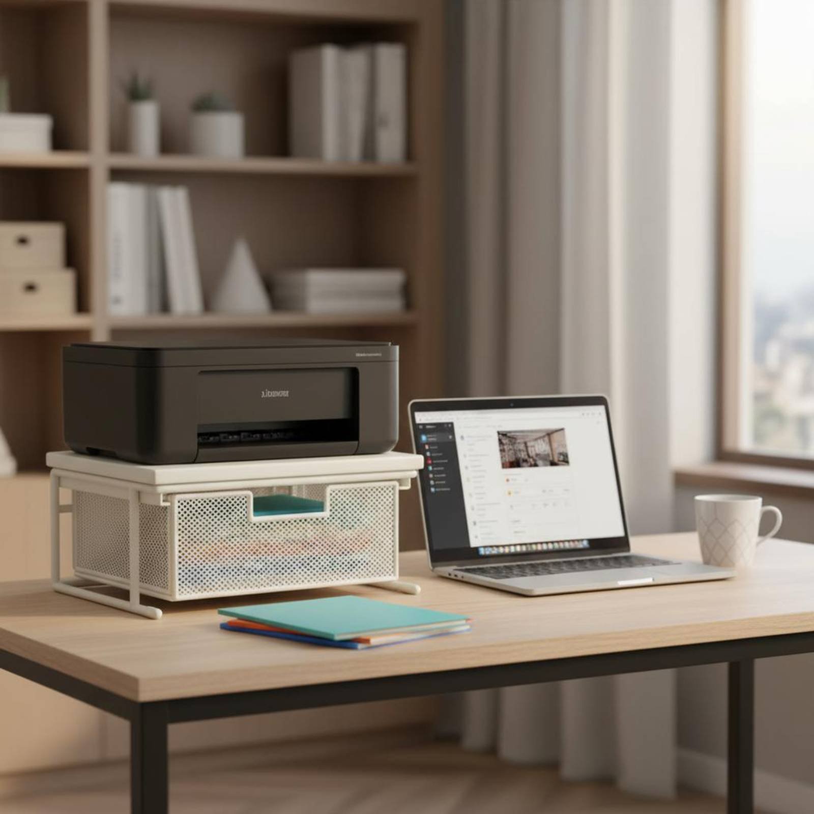 حامل طابعة مع درج متعدد الأغرا - مراجعة Printer Stand وسعره